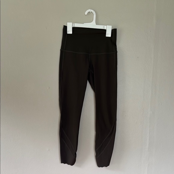 lululemon athletica Pants - Lululemon olive green wunder unders crop 4